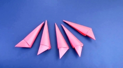 کاردستی با کاغذ رنگی برای کودکان و پیش دبستانی ها